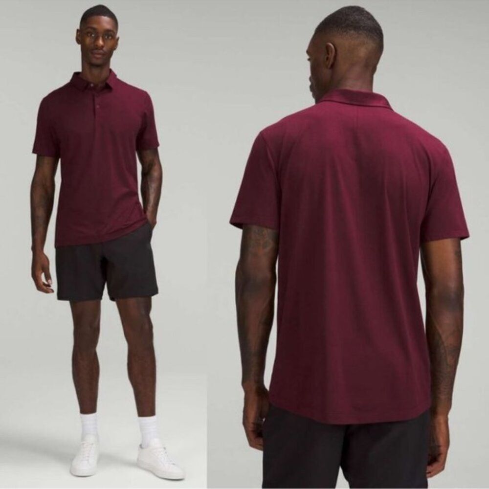 Lululemon Maroon Evolution Polo Shirt L